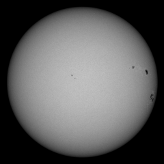 Image of Sun's photosphere