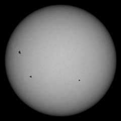 Image of Sun's photosphere