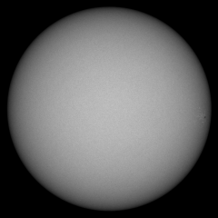 Image of Sun's photosphere