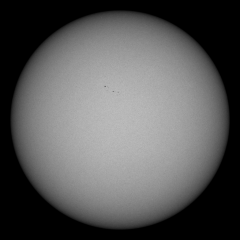 Image of Sun's photosphere