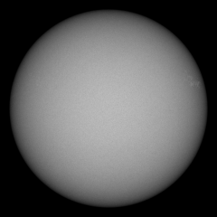 Image of Sun's photosphere