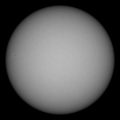 Image of Sun's photosphere