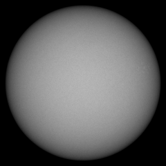 Image of Sun's photosphere