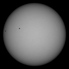 Image of Sun's photosphere