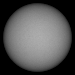 Image of Sun's photosphere