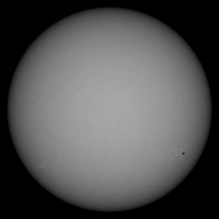 Image of Sun's photosphere