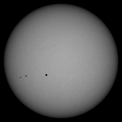 Image of Sun's photosphere