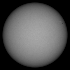 Image of Sun's photosphere