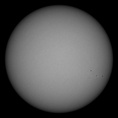 Image of Sun's photosphere