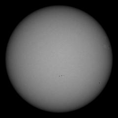 Image of Sun's photosphere