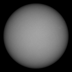 Image of Sun's photosphere