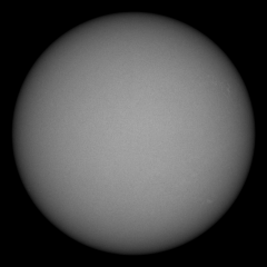 Image of Sun's photosphere