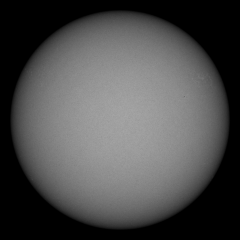 Image of Sun's photosphere