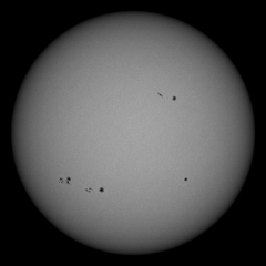 Image of Sun's photosphere