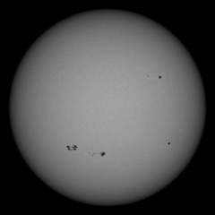 Image of Sun's photosphere