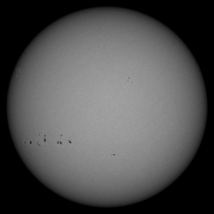 Image of Sun's photosphere