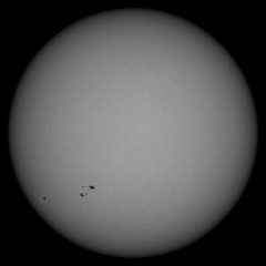 Image of Sun's photosphere