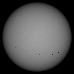 Image of Sun's photosphere