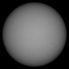 Image of Sun's photosphere