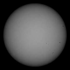 Image of Sun's photosphere