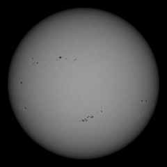 Image of Sun's photosphere