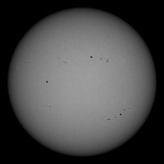 Image of Sun's photosphere