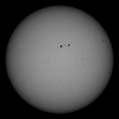 Image of Sun's photosphere