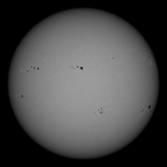 Image of Sun's photosphere