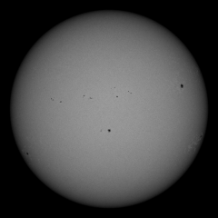 Image of Sun's photosphere