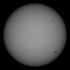 Image of Sun's photosphere