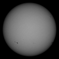 Image of Sun's photosphere