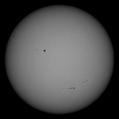 Image of Sun's photosphere