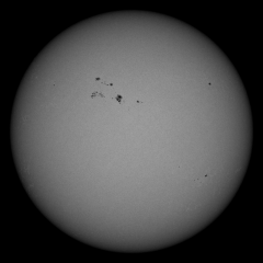 Image of Sun's photosphere