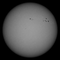 Image of Sun's photosphere