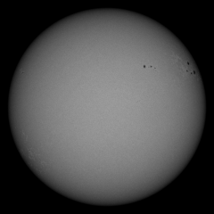 Image of Sun's photosphere