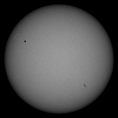 Image of Sun's photosphere