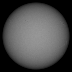 Image of Sun's photosphere