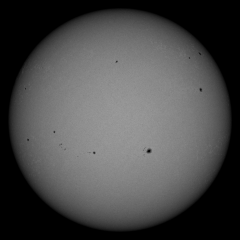 Image of Sun's photosphere