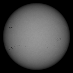 Image of Sun's photosphere