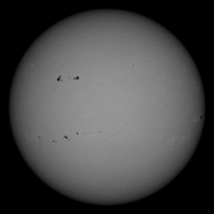 Image of Sun's photosphere