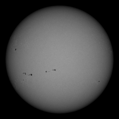 Image of Sun's photosphere