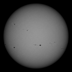 Image of Sun's photosphere