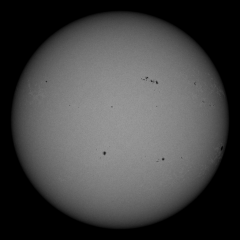 Image of Sun's photosphere