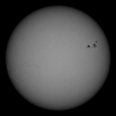 Image of Sun's photosphere