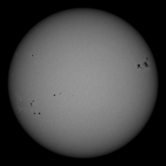 Image of Sun's photosphere