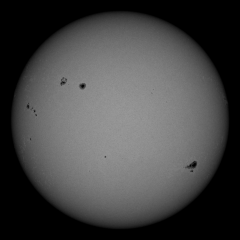 Image of Sun's photosphere