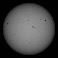 Image of Sun's photosphere