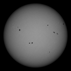 Image of Sun's photosphere