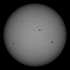 Image of Sun's photosphere