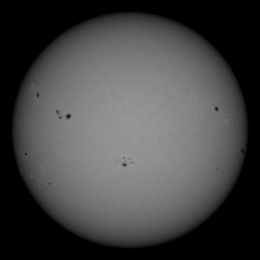 Image of Sun's photosphere